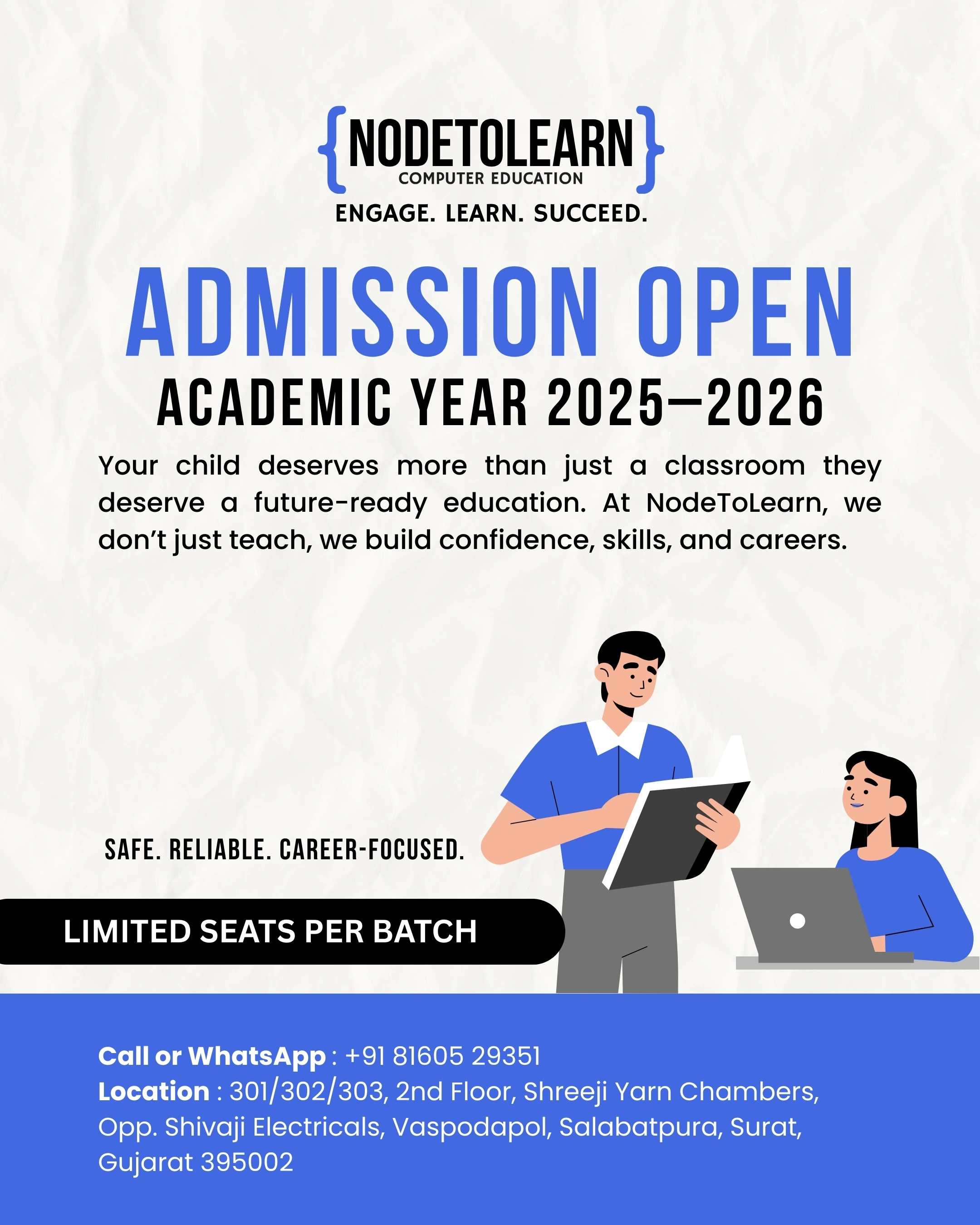 Admissions Open 2025 – Learn Computers Smartly!